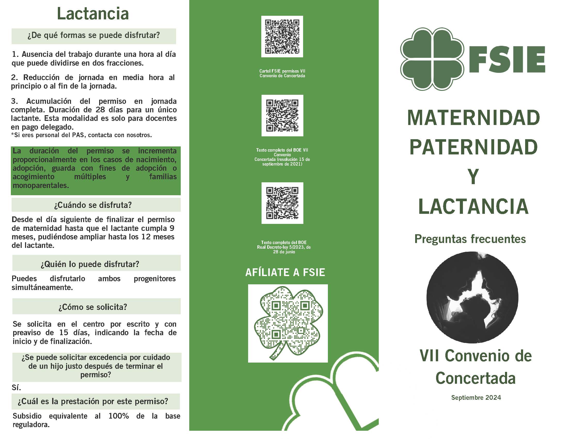 MATERNIDAD PATERNIDAD Y LACTANCIA Página 1